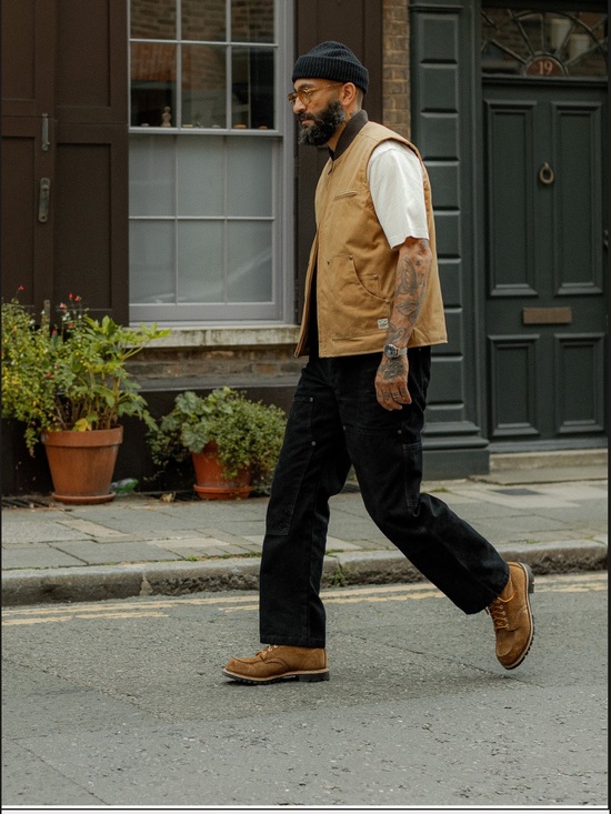 P&Co Other - P&Co Black Cotton Canvas Double-Front Workwear Carpenter Pants W30 L30